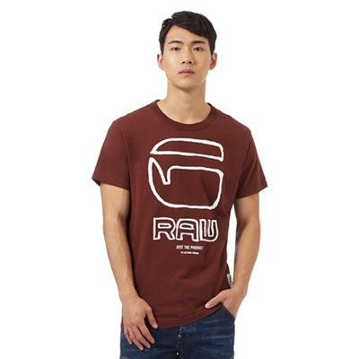 G-Star Raw Red graphic print t-shirt